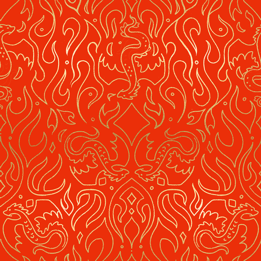 Scribe - Pointsettia - Metallic  - FIREGLOW - RUBY STAR SOCIETY
