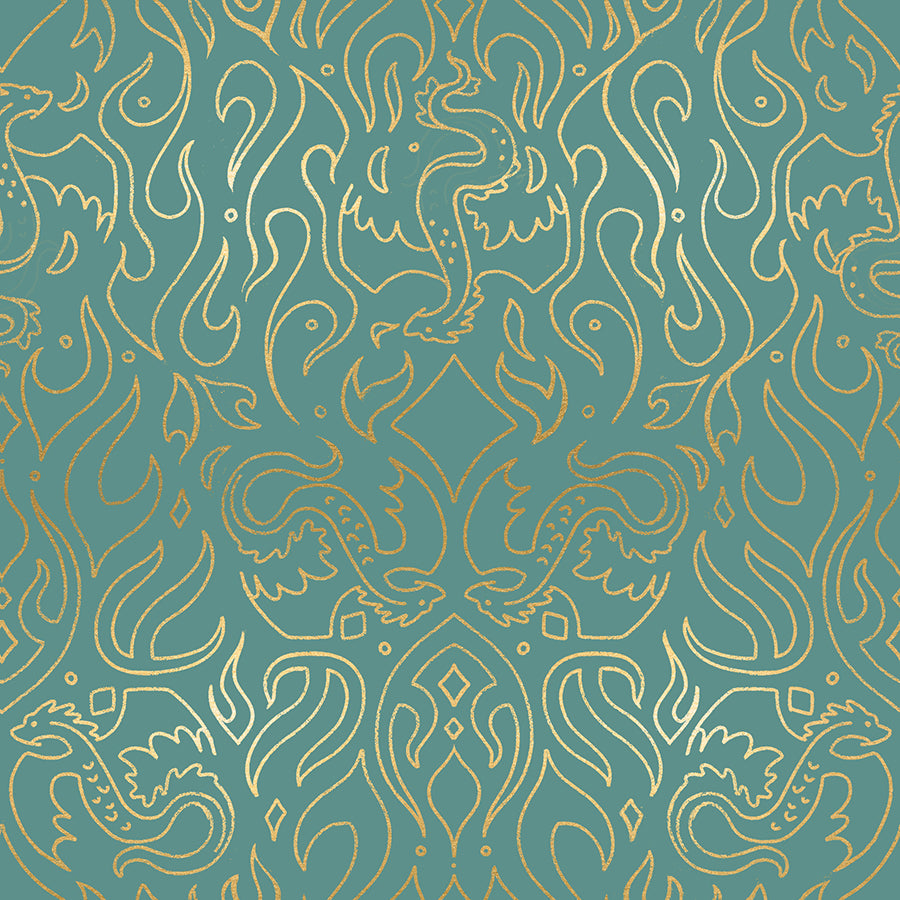 Scribe - Watercress - Metallic  - FIREGLOW - RUBY STAR SOCIETY