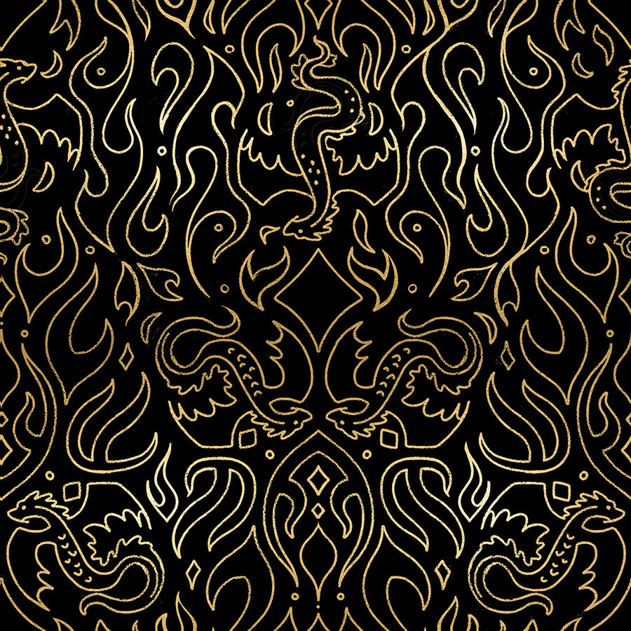 Scribe - Black - Metallic  - FIREGLOW - RUBY STAR SOCIETY