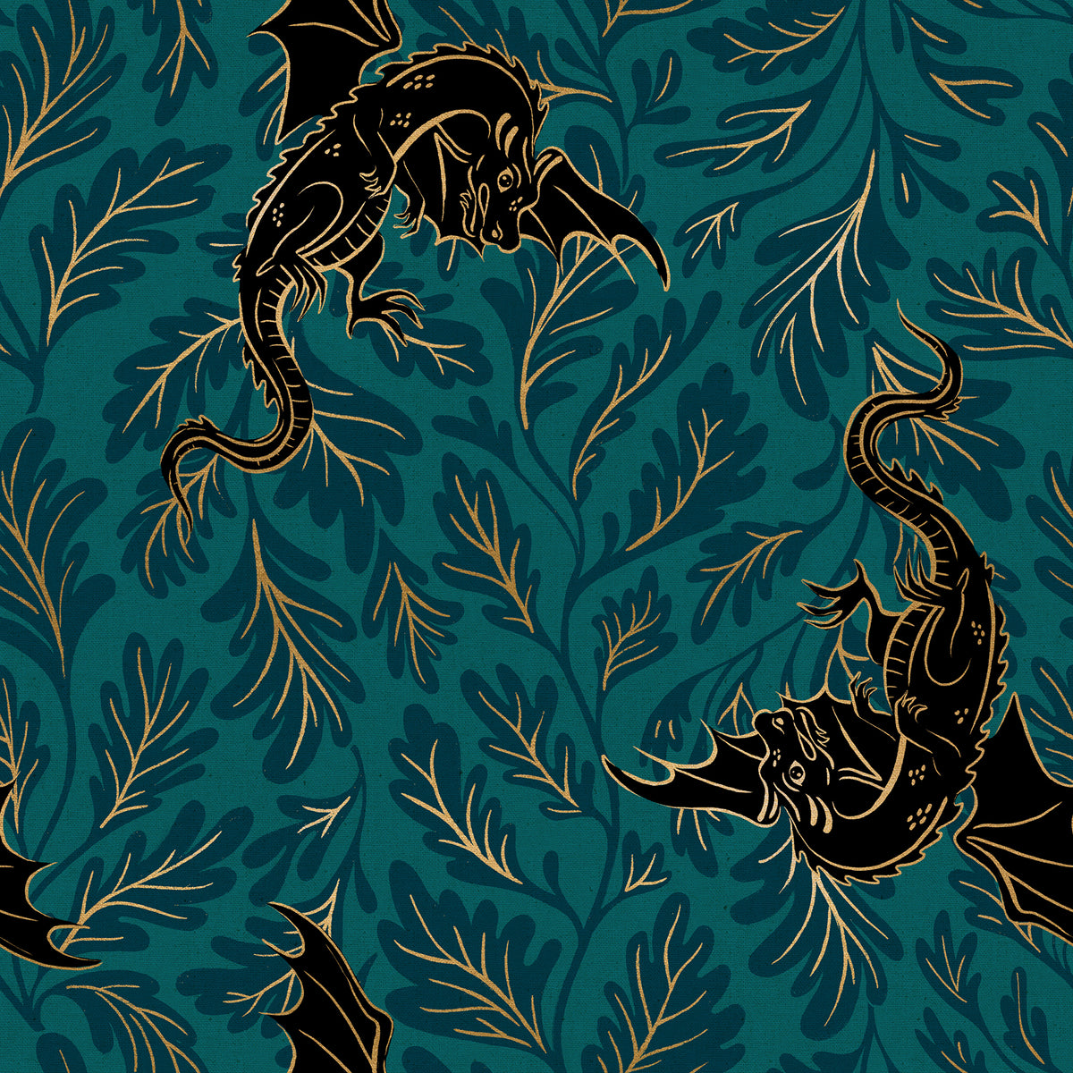 Dragon Lair - Watercress - Metallic  - FIREGLOW - RUBY STAR SOCIETY