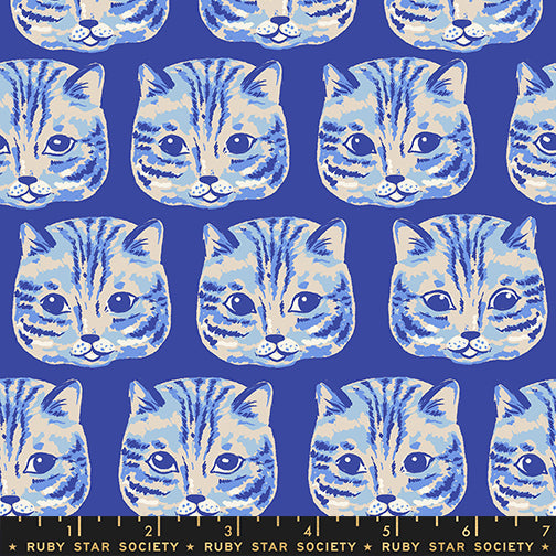 PREORDER - Meow Meow - Blue Ribbon - Oops! All Cats - Ruby Star Society