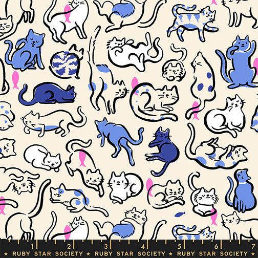 PREORDER - Schmitties - Lindley Blue - Oops! All Cats - Ruby Star Society