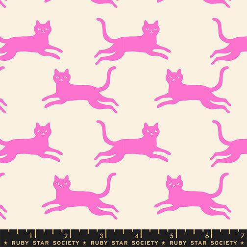 PREORDER - Kitty Run - Neon Pink - Oops! All Cats - Ruby Star Society