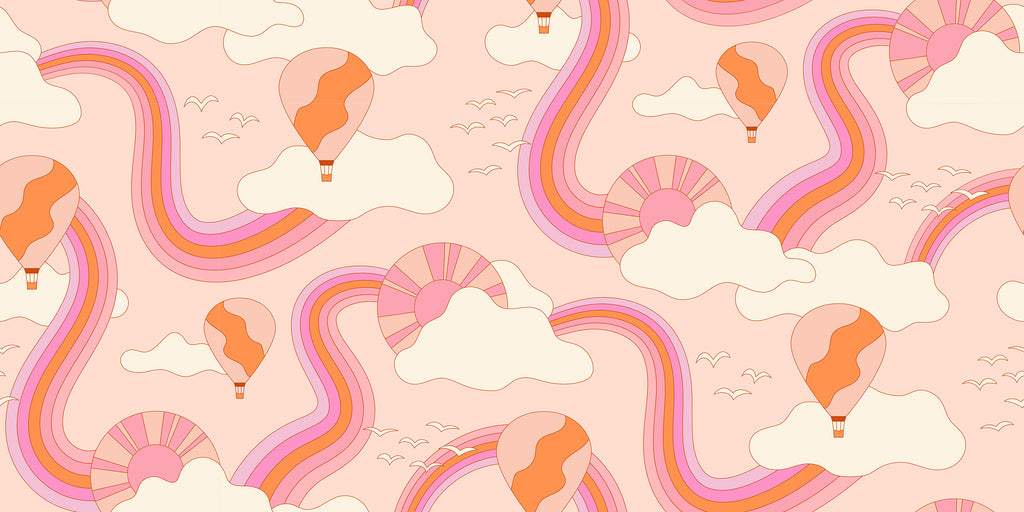 PREORDER - Summer Breeze - Pale Peach - Sticker Book - Ruby Star Society