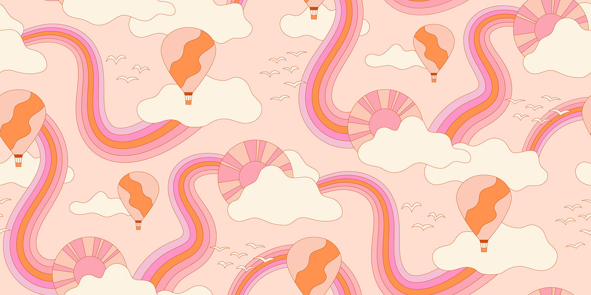 PREORDER - Summer Breeze - Pale Peach - Sticker Book - Ruby Star Society