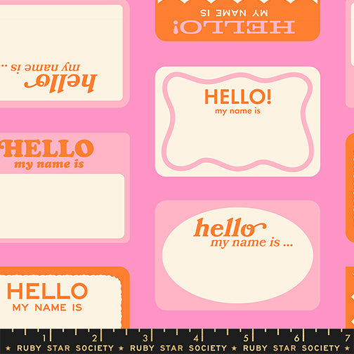 PREORDER - Hello My Name Is - Flamingo - Ruby Star Society