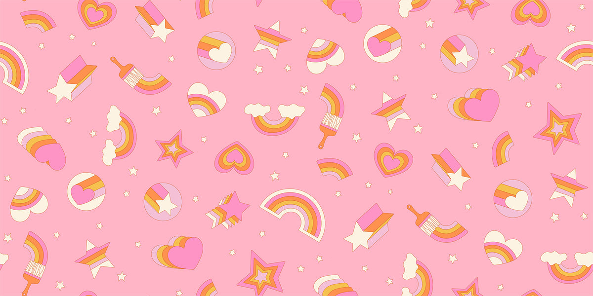 PREORDER - Rainbow Stickers - Rosebud - Ruby Star Society