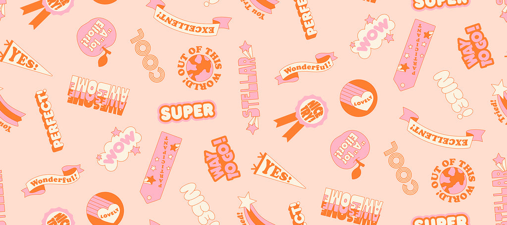 PREORDER - Reward Stickers - Pale Peach - Sticker Book - Ruby Star Society