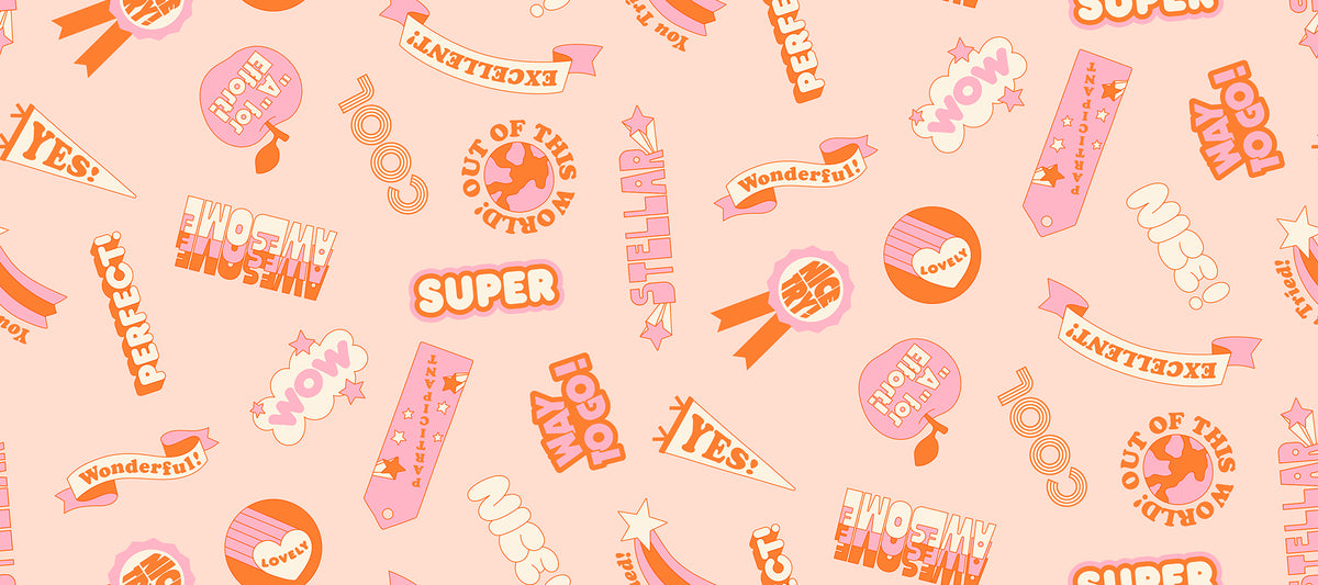 PREORDER - Reward Stickers - Pale Peach - Sticker Book - Ruby Star Society
