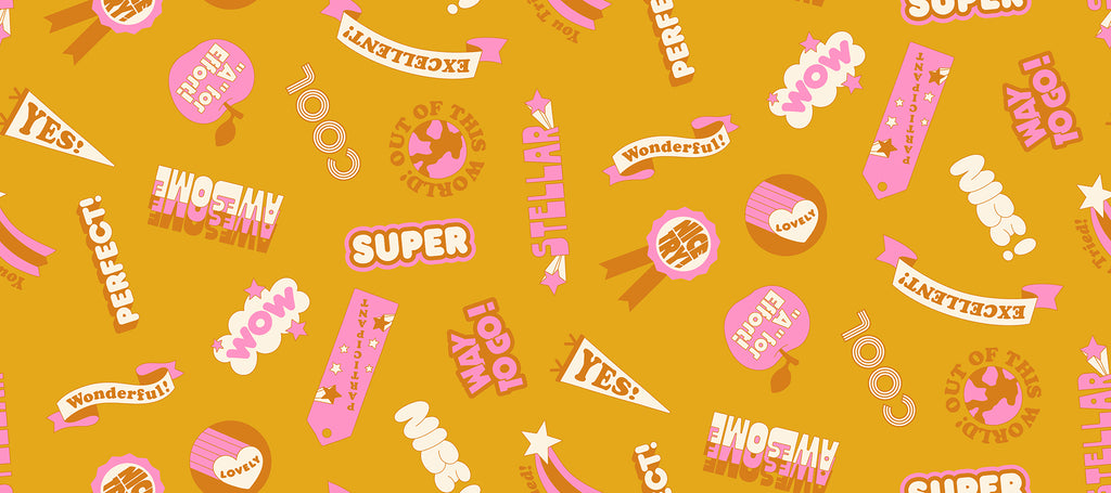 PREORDER - Reward Stickers - Goldenrod - Sticker Book - Ruby Star Society