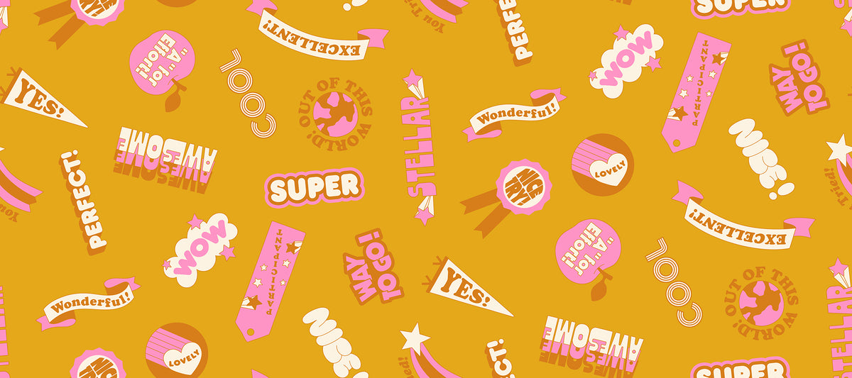 PREORDER - Reward Stickers - Goldenrod - Sticker Book - Ruby Star Society