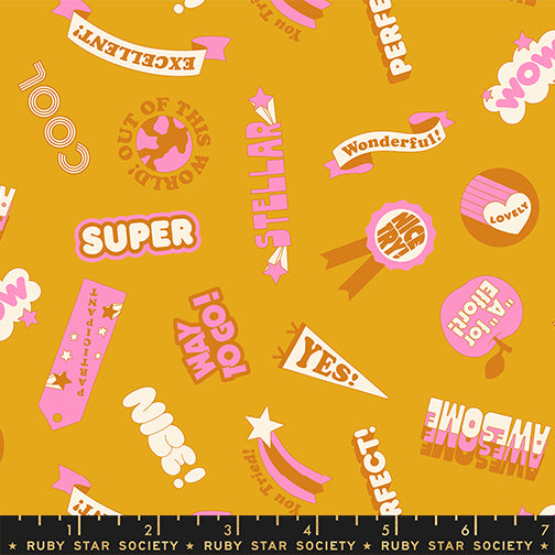 PREORDER - Reward Stickers - Goldenrod - Sticker Book - Ruby Star Society