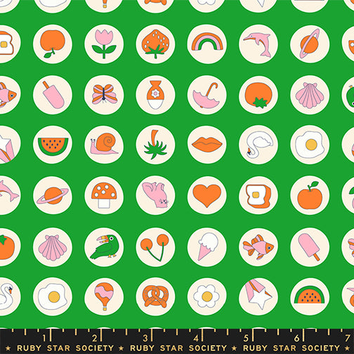 PREORDER - Mini Stickers - Deep Verdant - Ruby Star Society