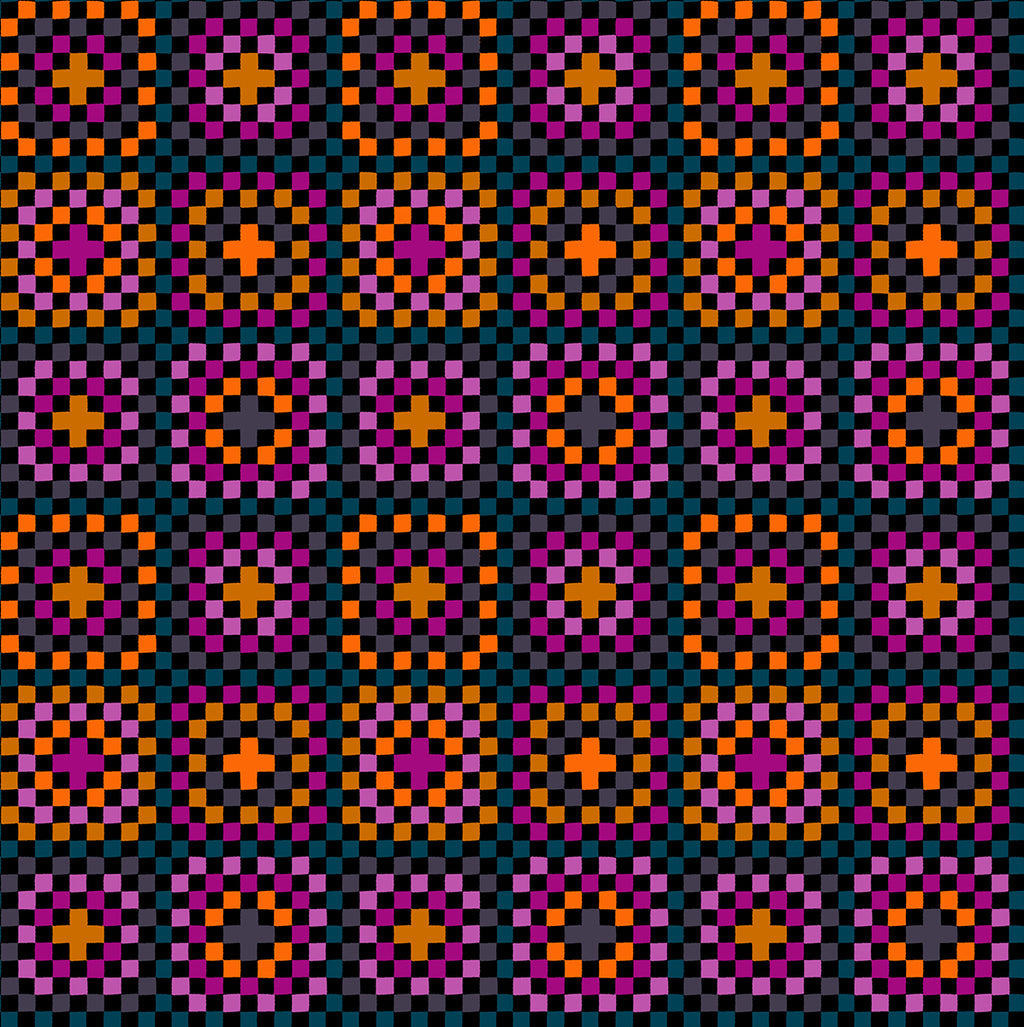 PREORDER - Granny Square - Black - Boo Valley - Ruby Star Society