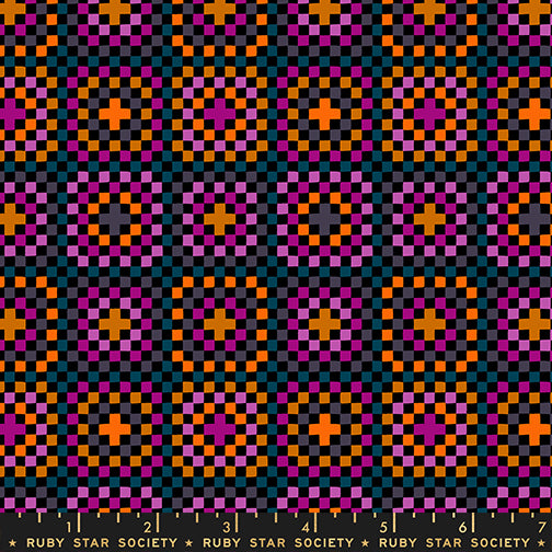 PREORDER - Granny Square - Black - Boo Valley - Ruby Star Society