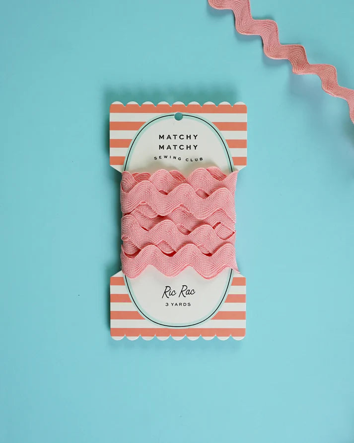 Big Ric Rac - Pink Taffy - Matchy Matchy Sewing Club