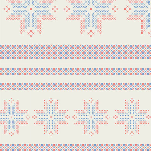 Woven Snowflakes - Frost & Fir - Art Gallery Fabrics
