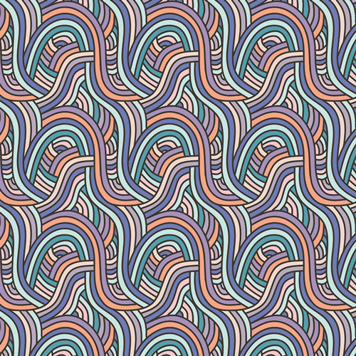 Swirling Threads - Frost & Fir - Art Gallery Fabrics
