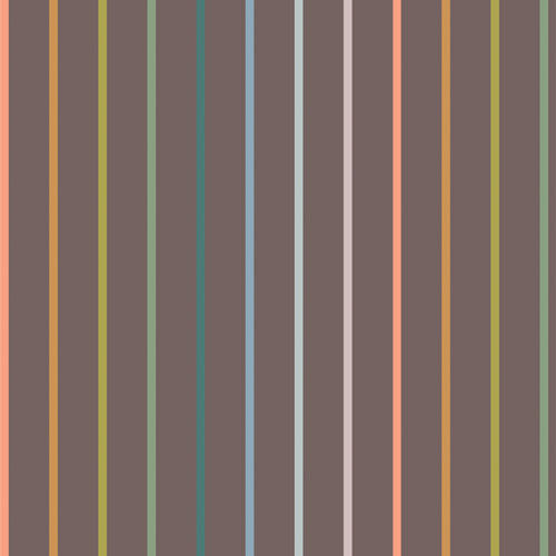 1 yard cut - end of bolt - TINY STRIPE - DRIFTWOOD - SLOW SUMMER BY SUZY QUILTS