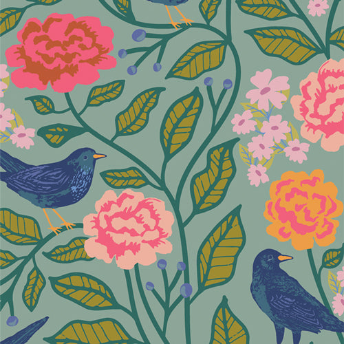 Blackbird Aviary - Starling - Art Gallery Fabrics