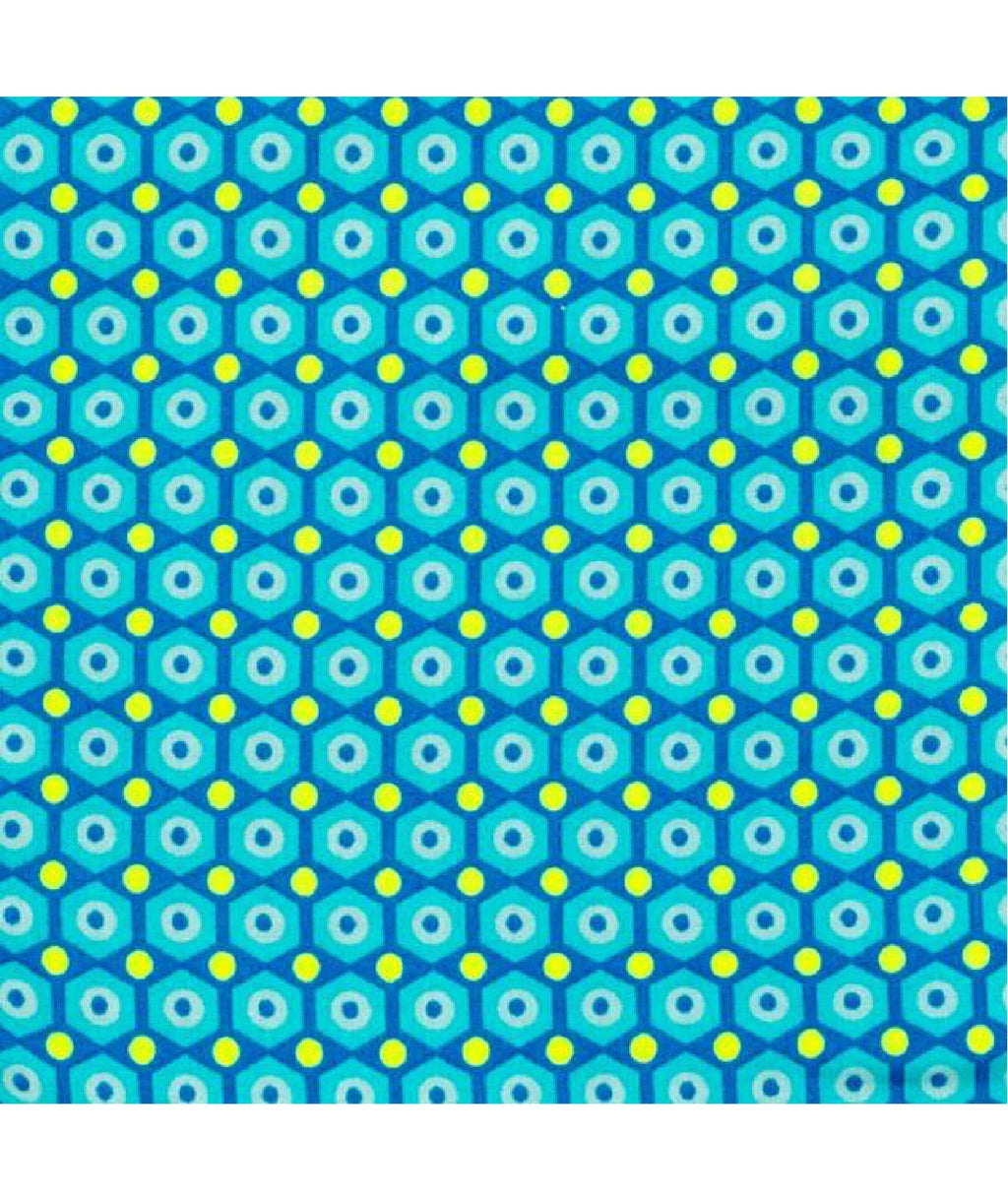 Blue Mikko - Oilcloth Coupon