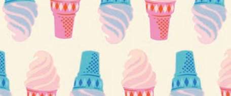 Sparkle Mart - Ruby Star Society - Cake Cone - Natural - 108" Wideback