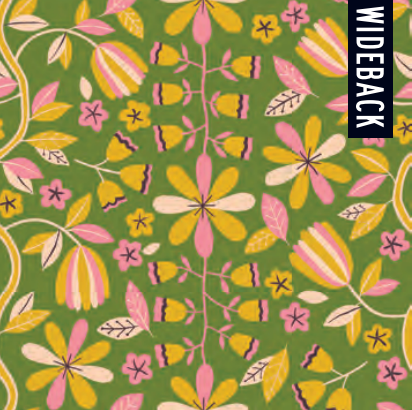 PREORDER OPEN UNTIL 6/22 - Corsage - Ruby Star Society - Front Parlor - 108" Wide Back - Sprout