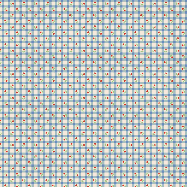 Tulip Kisses - Periwinkle - Bluebells & Buttercups - Poppie Cotton
