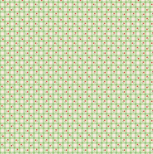 Tulip Kisses - Mint - Bluebells & Buttercups - Poppie Cotton