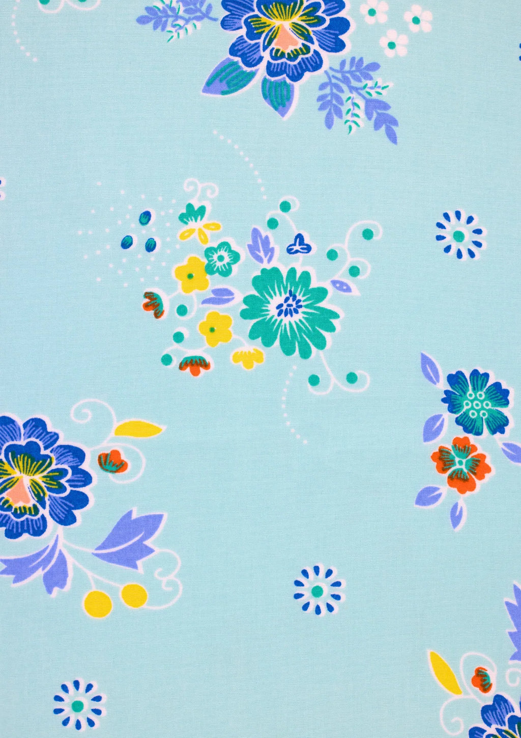 Light Blue Polska - cotton coupon