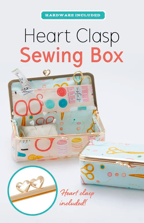 Heart Clasp Sewing Box Kit