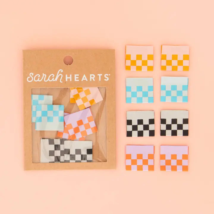 Checkerboard Multipack - Sewing Woven Clothing Label Tags