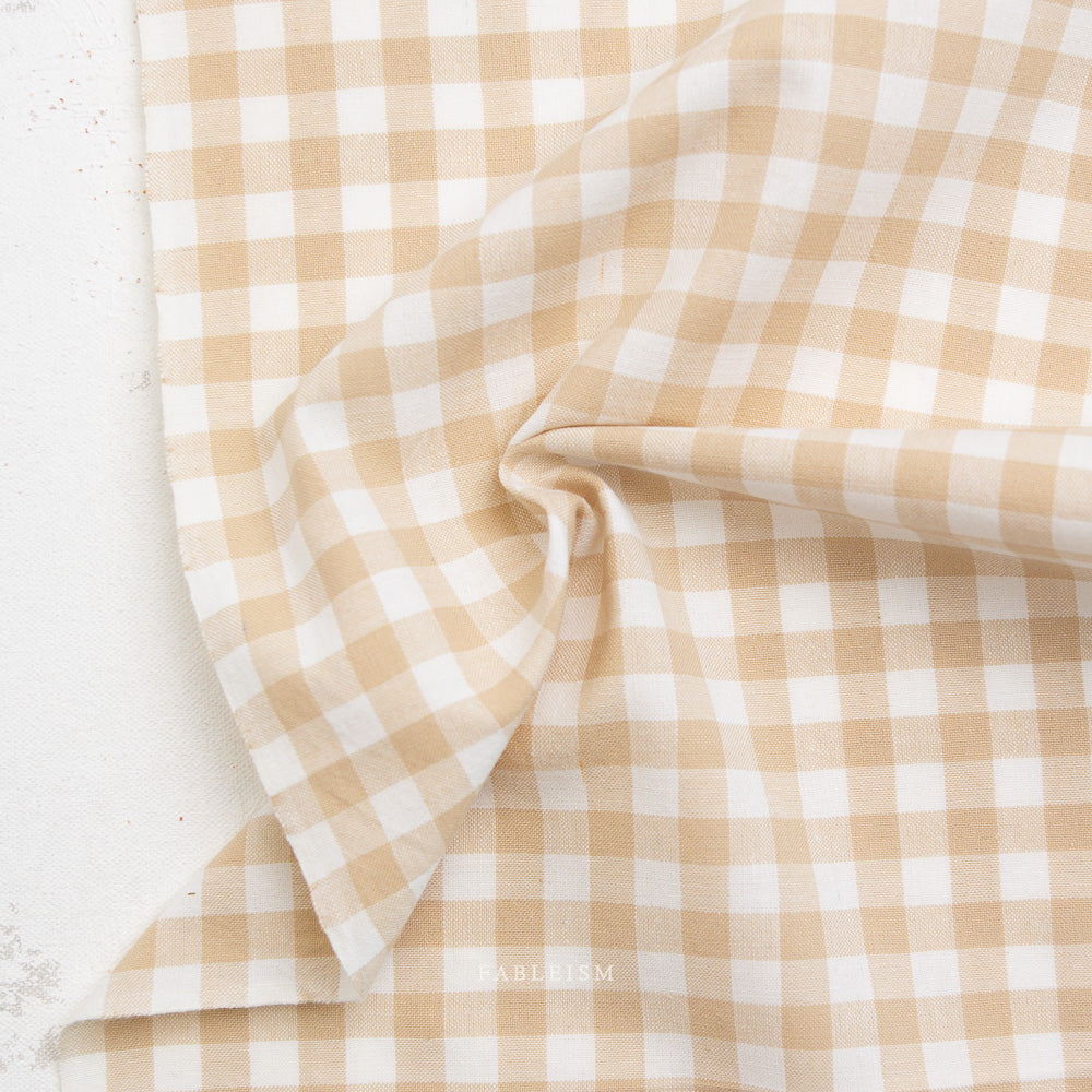 Woven - Camp Gingham - Shortbread - Fableism