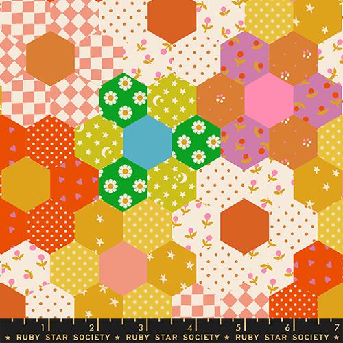 PREORDER - Vintage Hexie - Catnap - RUBY STAR SOCIETY