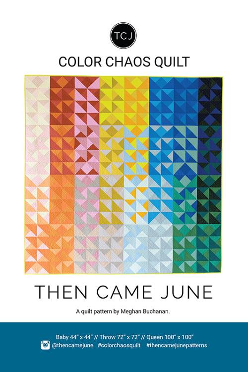 Color Chaos Quilt Pattern - Printed