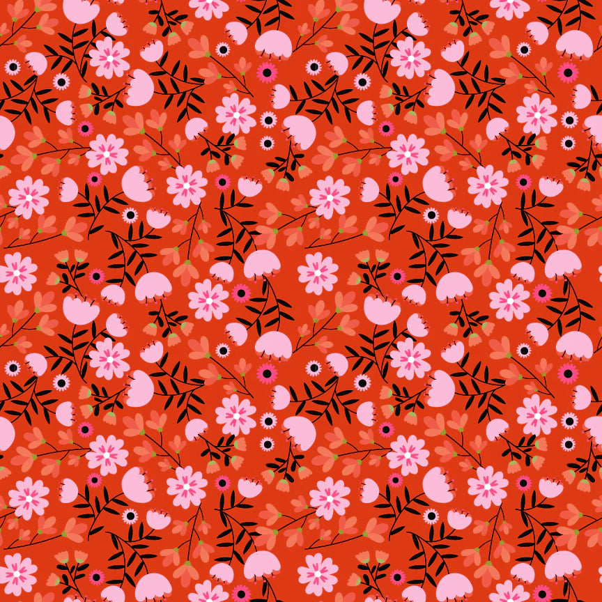 Poppie Cotton - Not Scary - Pumpkin Pie - Orange