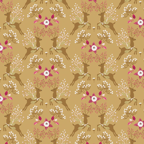 5 YARDS - Fawns & Flowers - Adventale - Art Gallery Fabrics