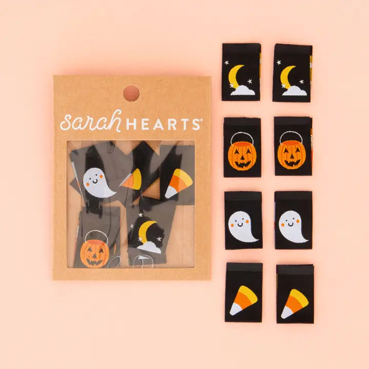 Halloween Icons Multipack - Sewing Woven Quilt and Garment Labels