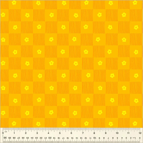 1-1/2 Yards - Footpath - Sunshine - Heather Ross Ruby + Bee Blenders