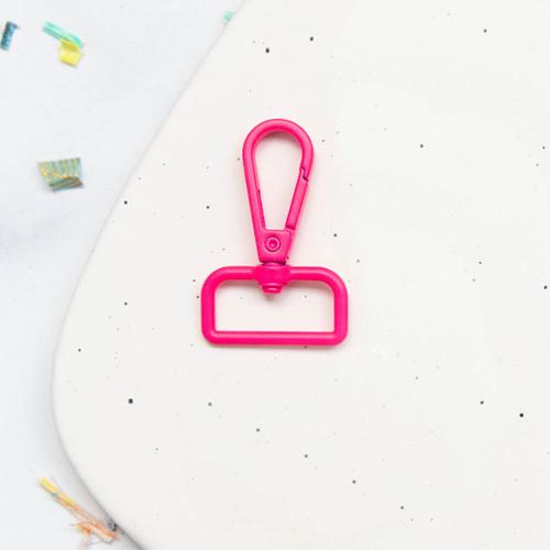 1" Swivel Snap Hook - Hot Pink
