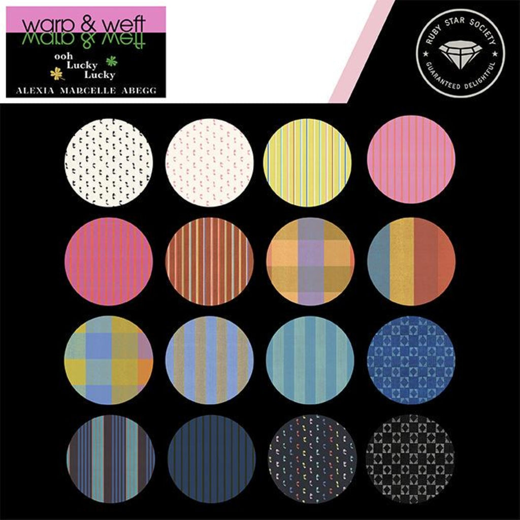 Warp and Weft Ooh Lucky Lucky Layer Cake 42 Pieces - Ruby Star Society