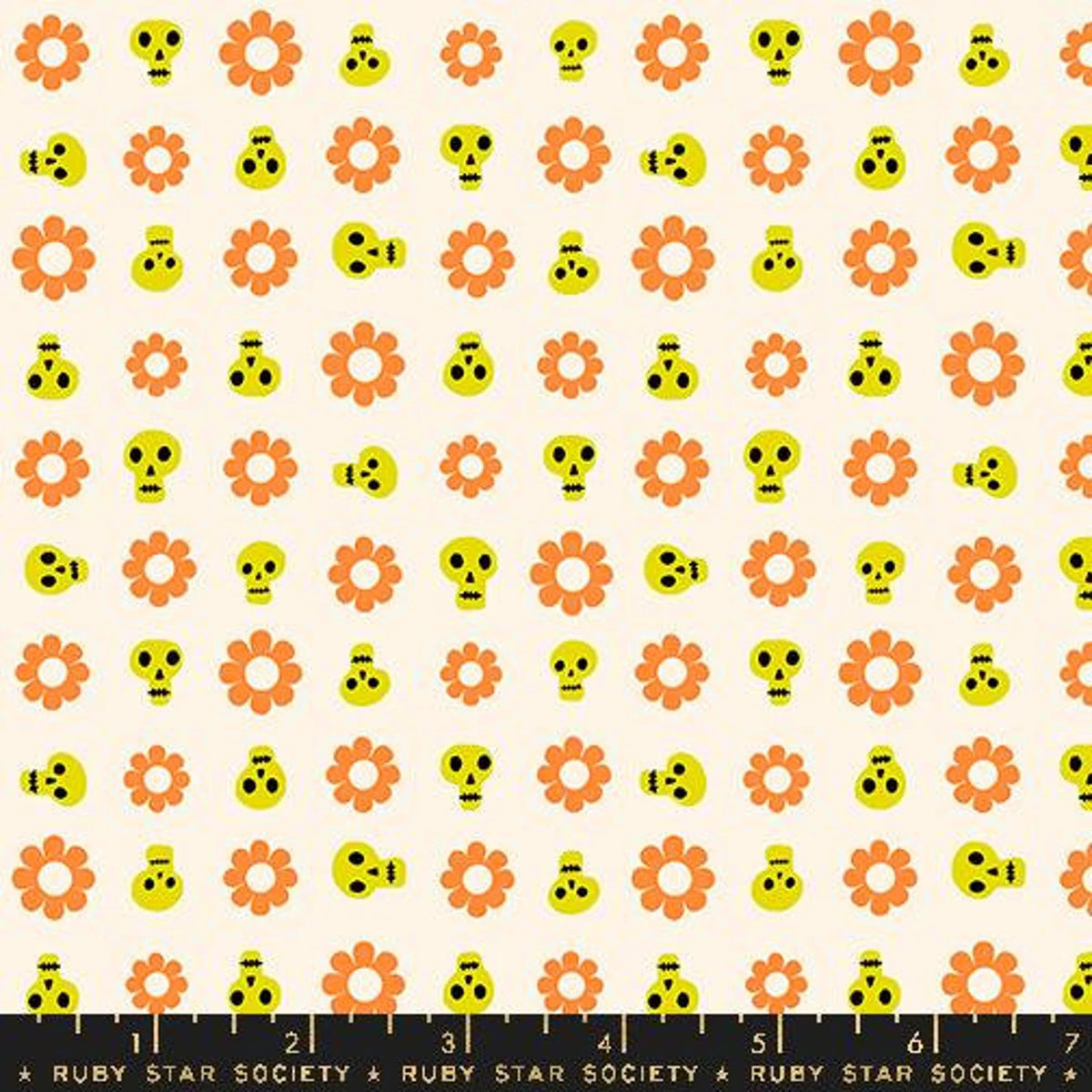 2 yards - end of bolt deal - Good Spirits - Natural - Ruby Star Society