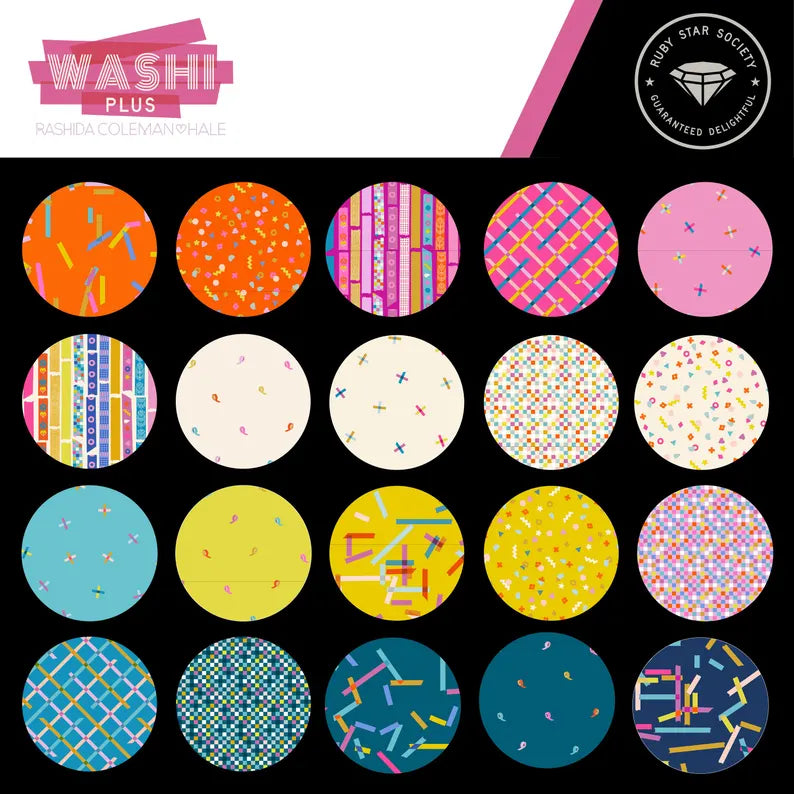 Washi Plus - Ruby Star Society - FQ Bundle