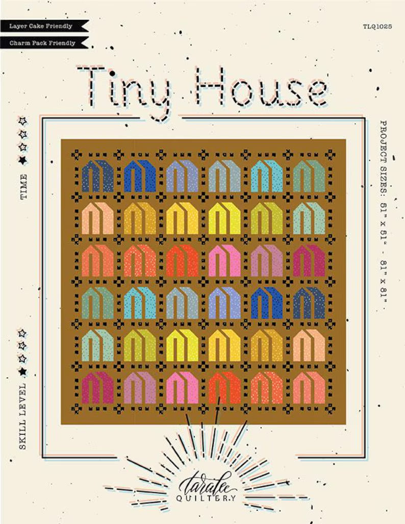 Tiny Houses - Tara Lee Quiltery - Printed Pattern