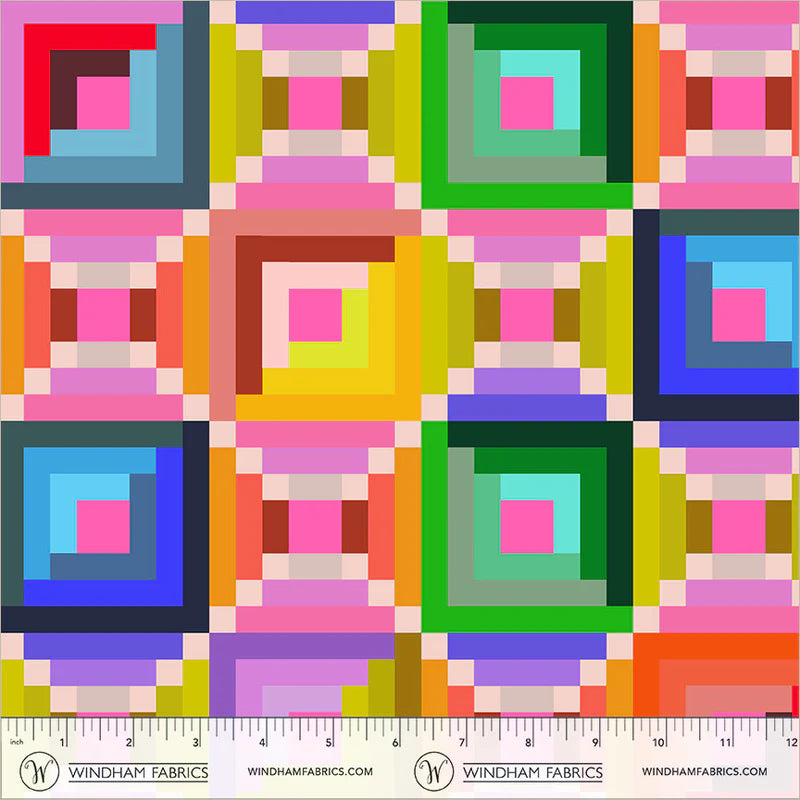 PREORDER - Happy Place - Log Cabin - Multi