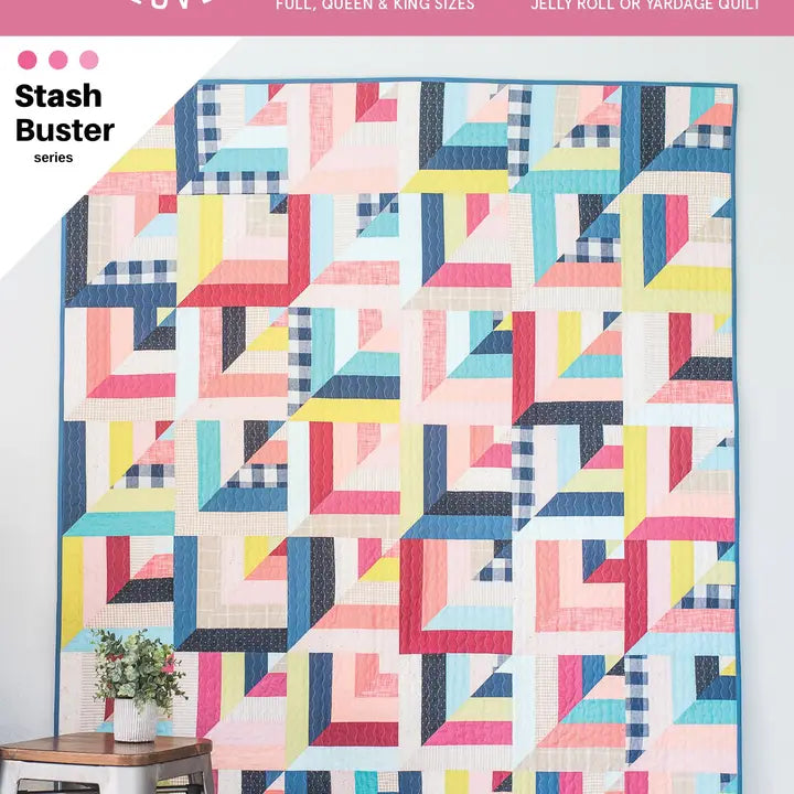 Lucky Log Cabins Paper Quilt Pattern
