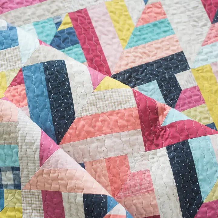 Lucky Log Cabins Paper Quilt Pattern