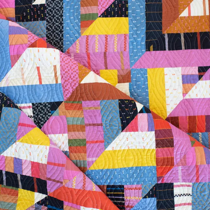 Lucky Log Cabins Paper Quilt Pattern
