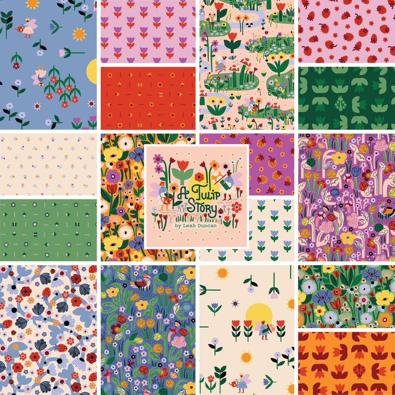 Fat Quarter Bundle - A Tulip Story - Cloud9
