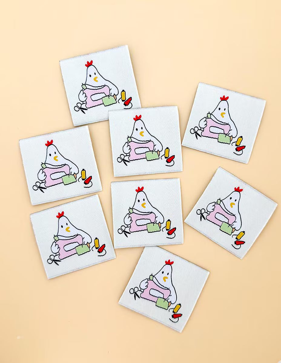 Woven Labels - Sewing Chicken - Minki Kim